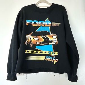Ford Black Sweatshirt with Blue and Gold Graphic